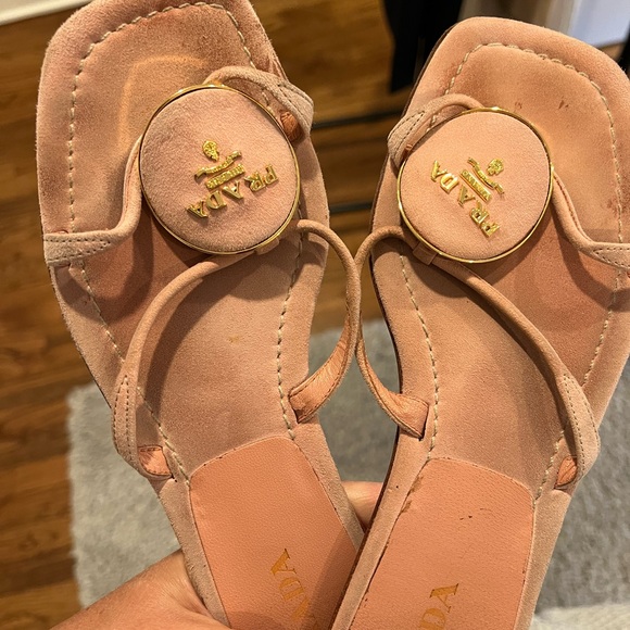 VINTAGE PRADA sandal Sz 39 9 - Picture 2 of 6